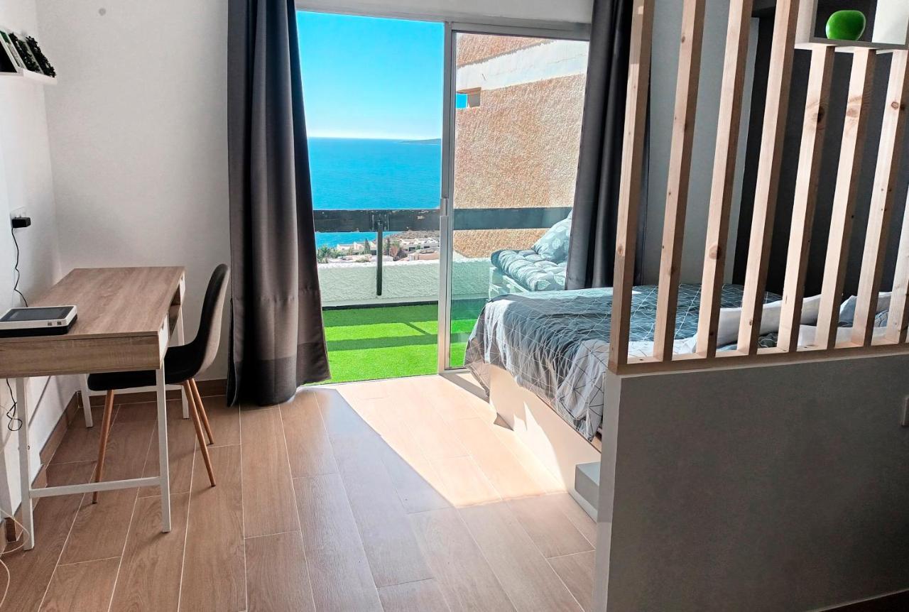 Modern Open-Plan Studio With Terrace And Sea View Tabaiba Kültér fotó