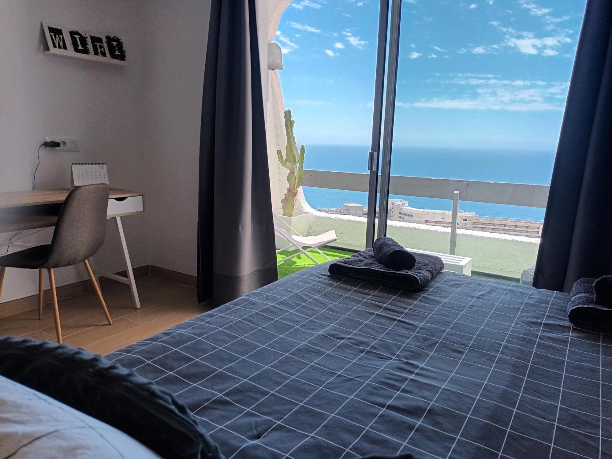 Modern Open-Plan Studio With Terrace And Sea View Tabaiba Kültér fotó